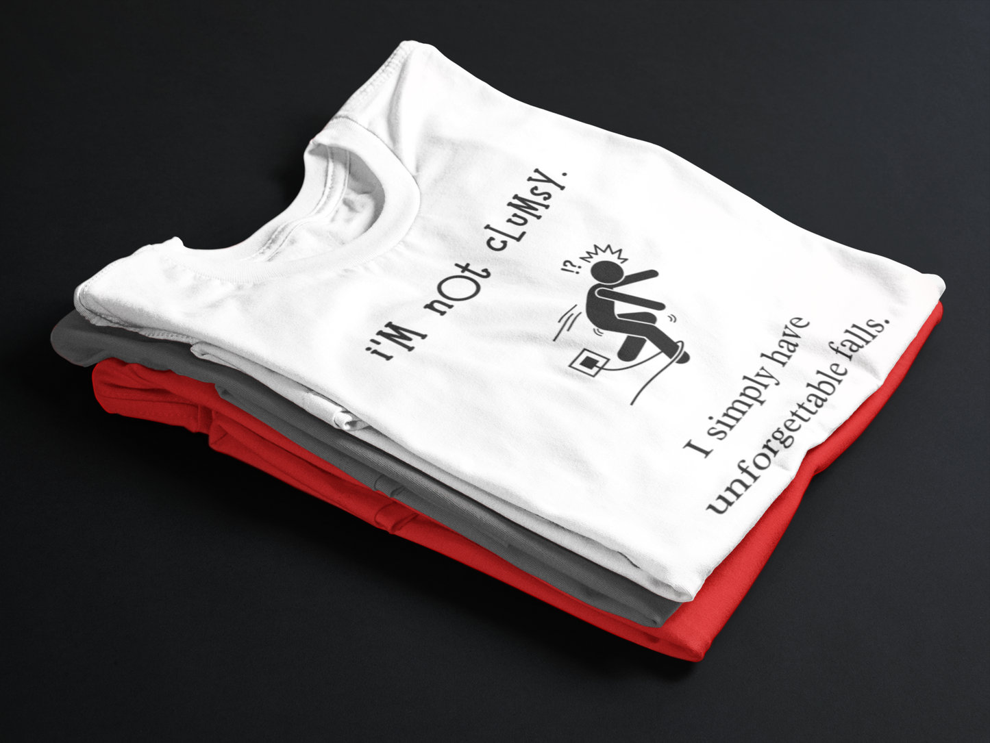 i'M nOt cLuMsY (Adult Unisex T-shirt)