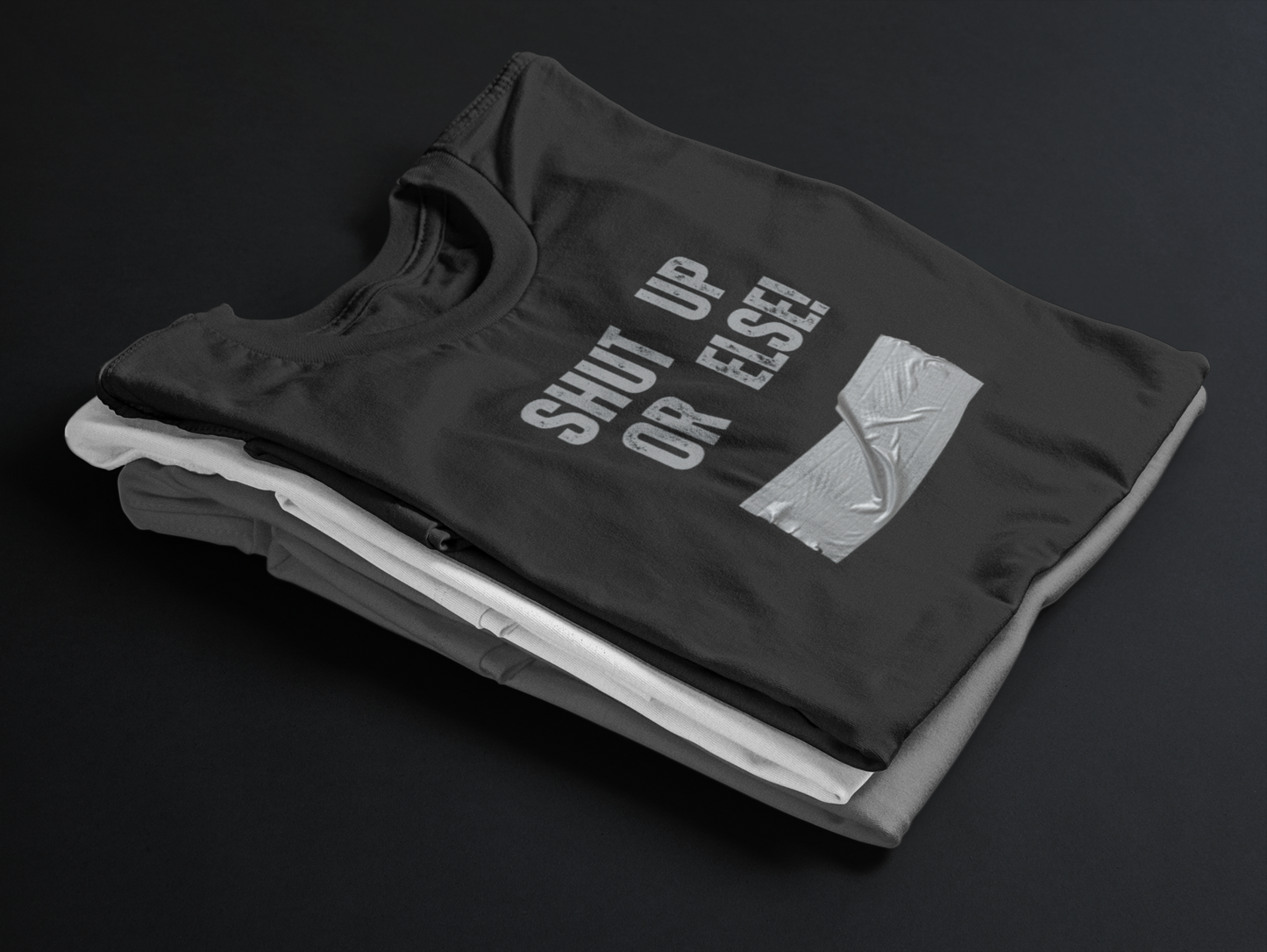 Shut Up Or Else (Adult Unisex T-shirt)