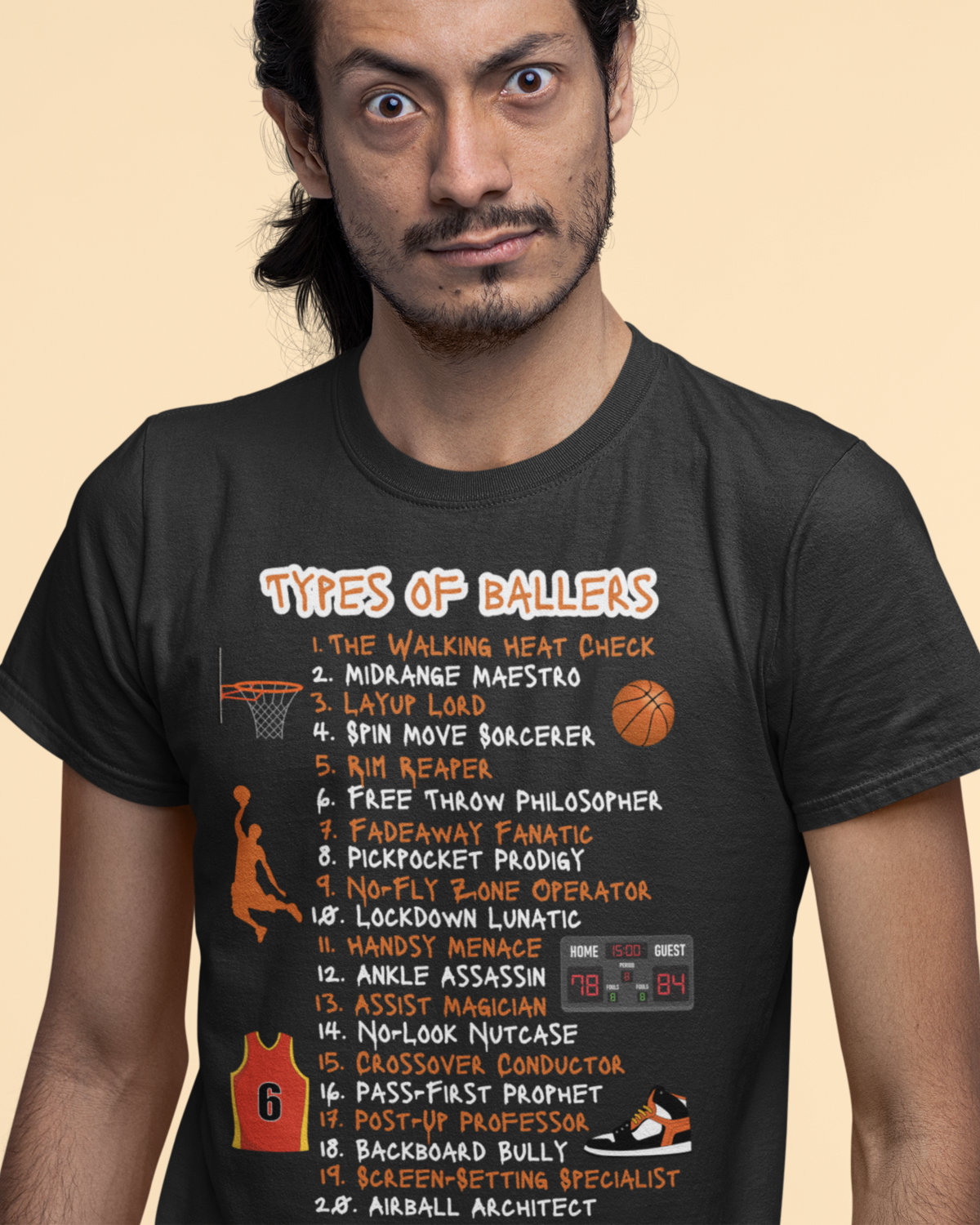 Types Of Ballersš (Adult Unisex T-shirt)