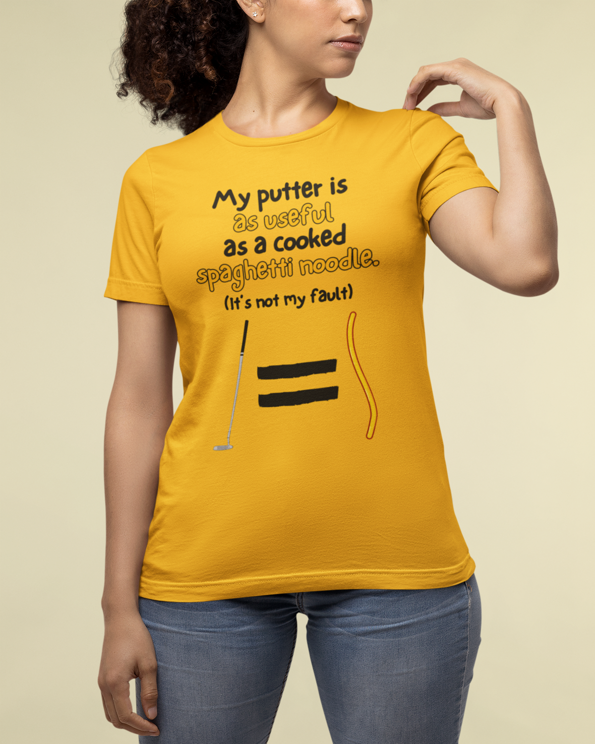 My Putter = Spaghetti Noodle (Adult Unisex T-shirt)