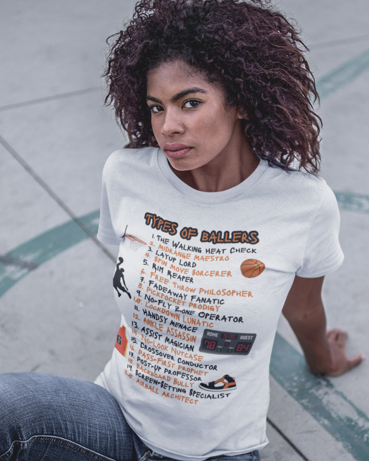 Types Of Ballersš (Adult Unisex T-shirt)