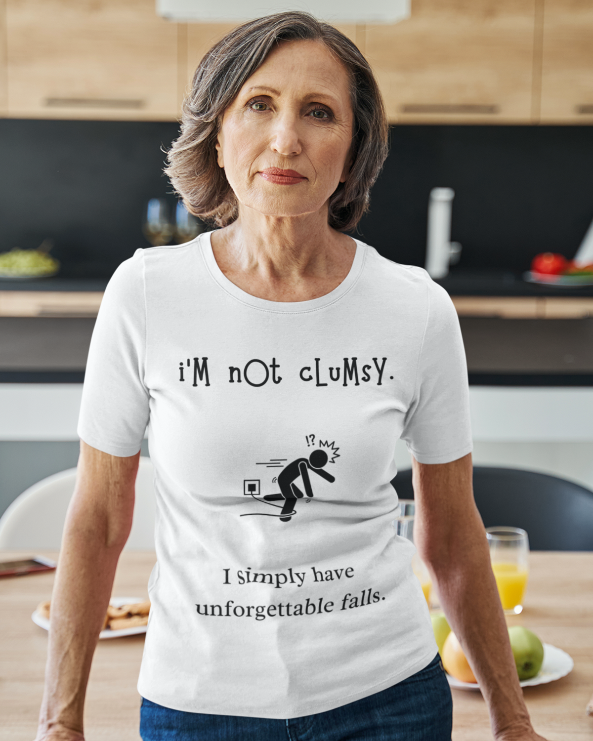 i'M nOt cLuMsY (Adult Unisex T-shirt)