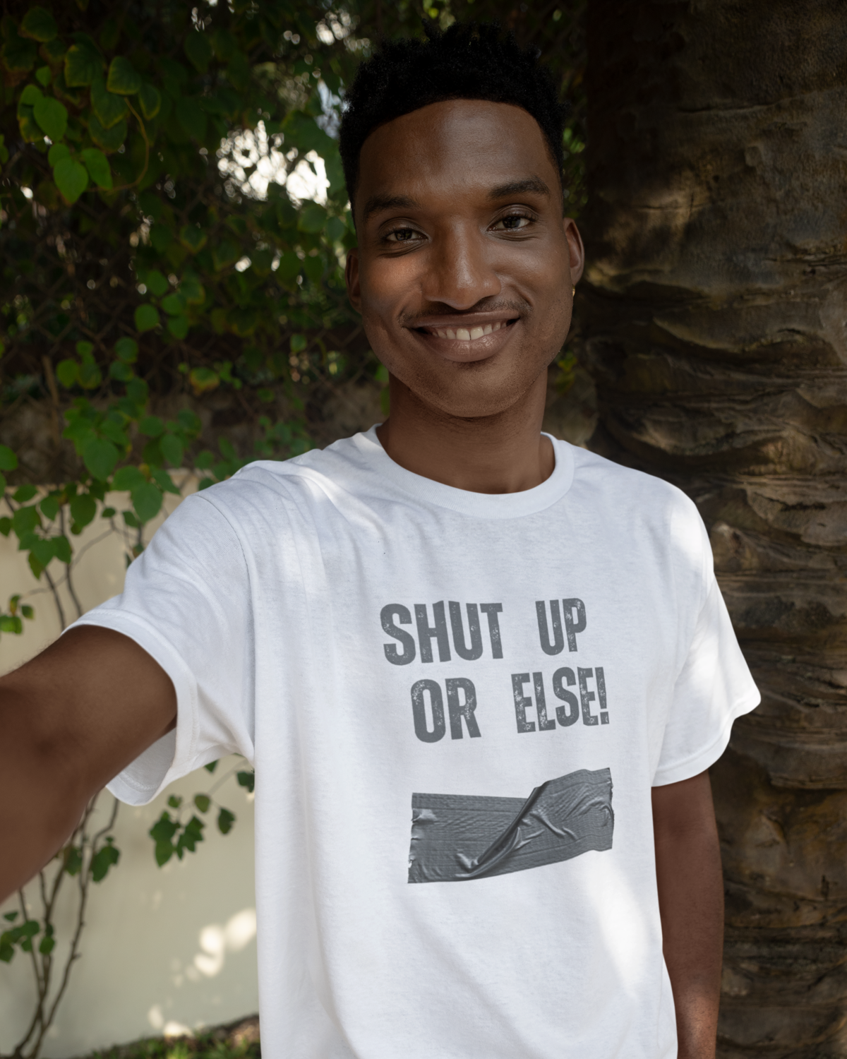 Shut Up Or Else (Adult Unisex T-shirt)