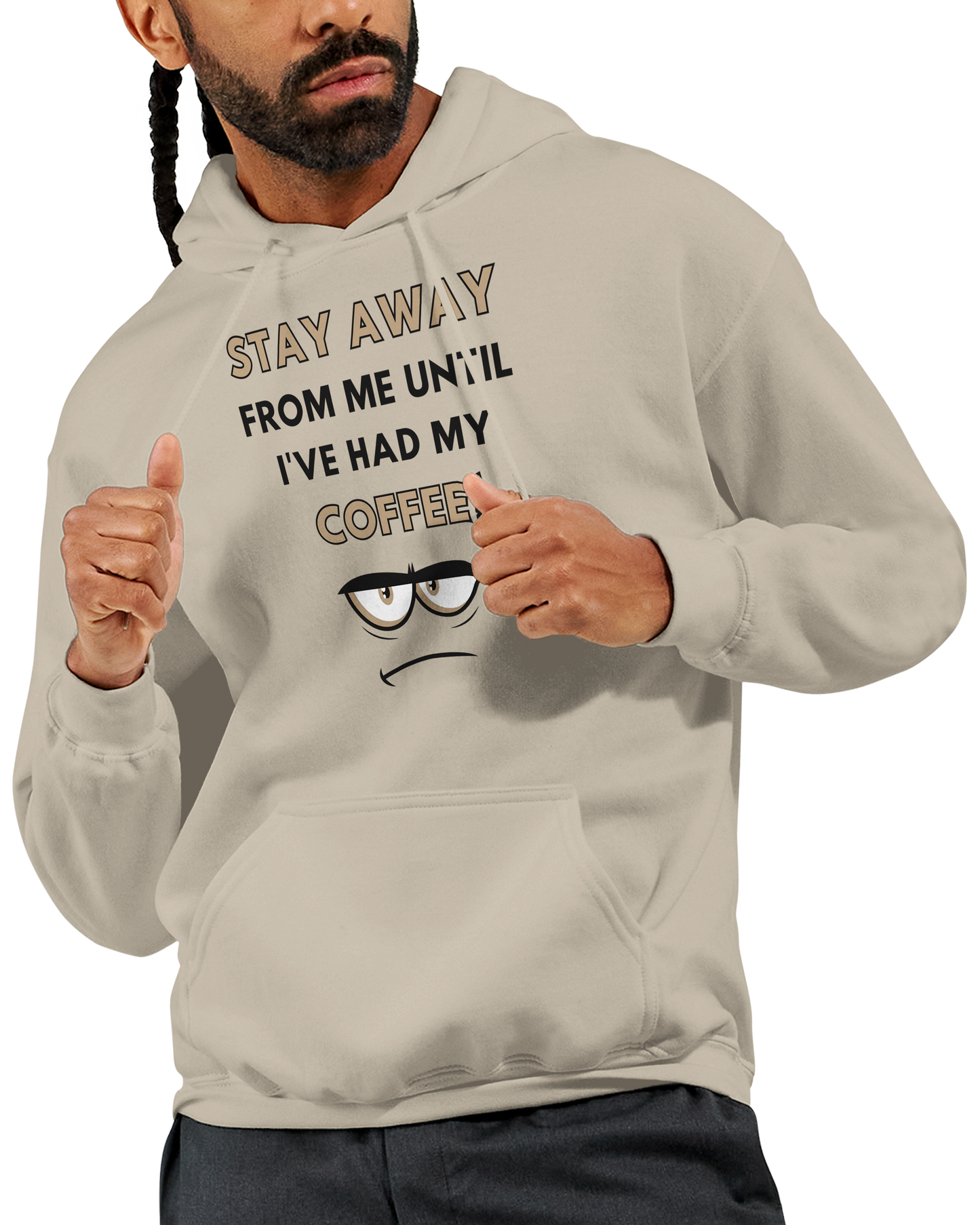 Stay Away Until I've Had Coffee (Adult Unisex Hoodie)