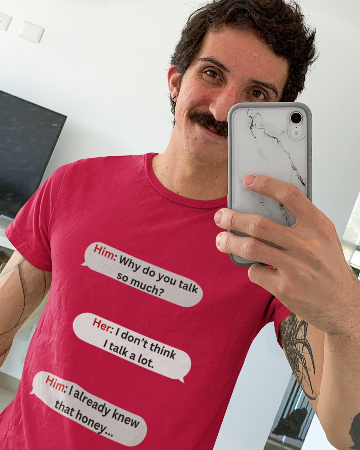 "Why Do You Talk So Much?" (Adult Unisex T-shirt)