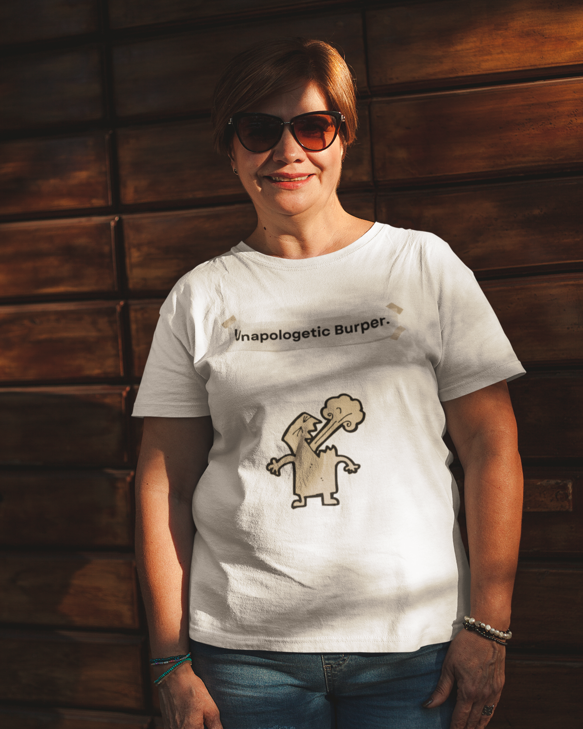 Unapologetic Burper (Adult Unisex T-shirt)