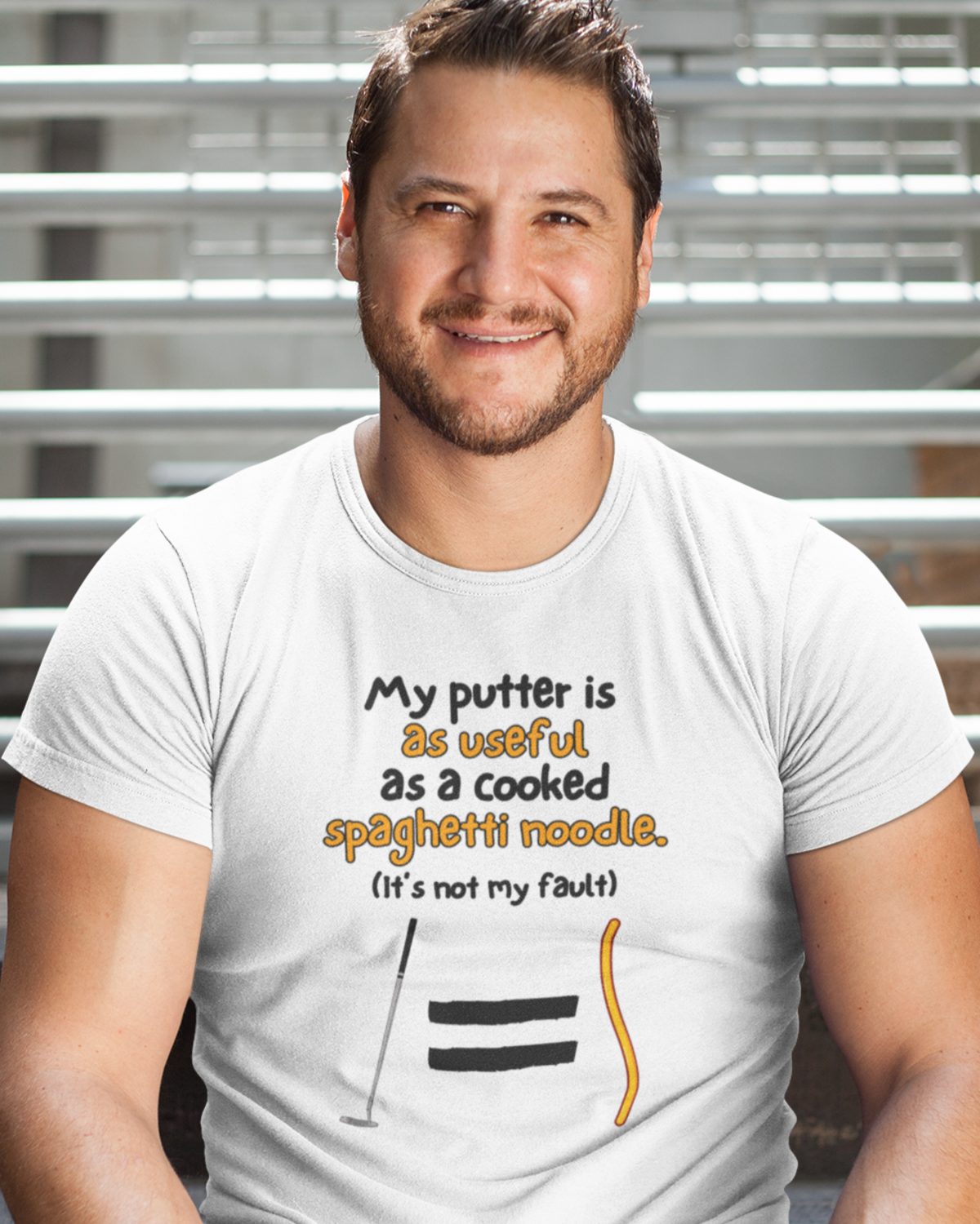 My Putter = Spaghetti Noodle (Adult Unisex T-shirt)