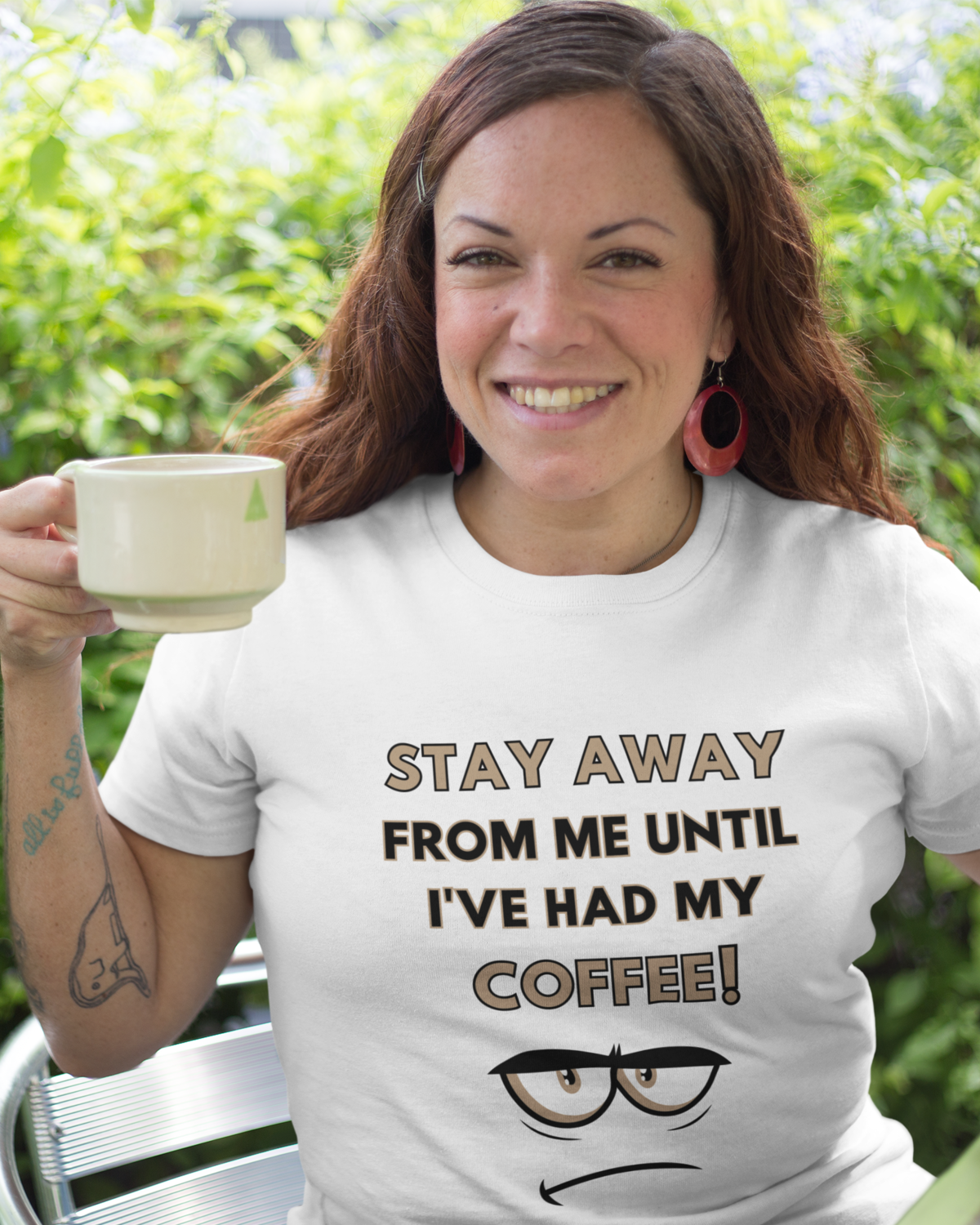 Stay Away From Me Until I've Had My Coffee (Adult Unisex T-shirt)