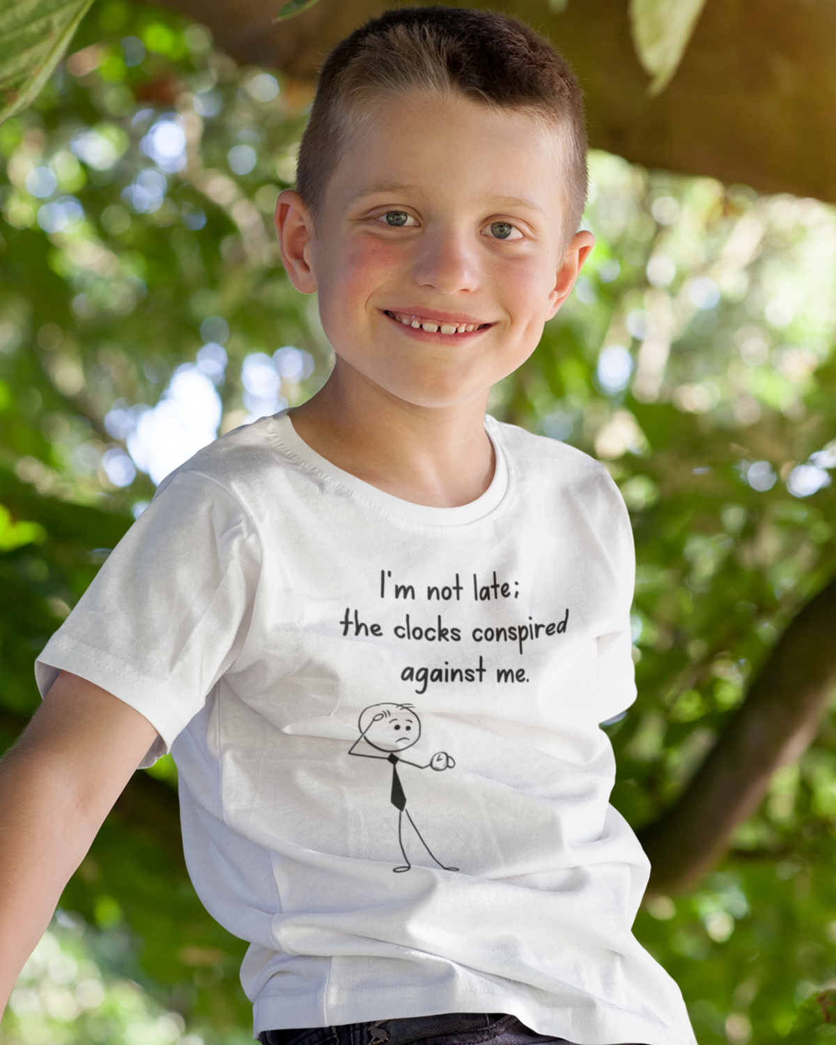 I'm Not Late  (Kid's T-Shirt)